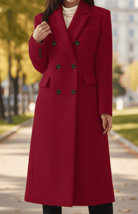 MONTÉRA – Women’s Long Wool Coat for Sophisticated Winter Styling