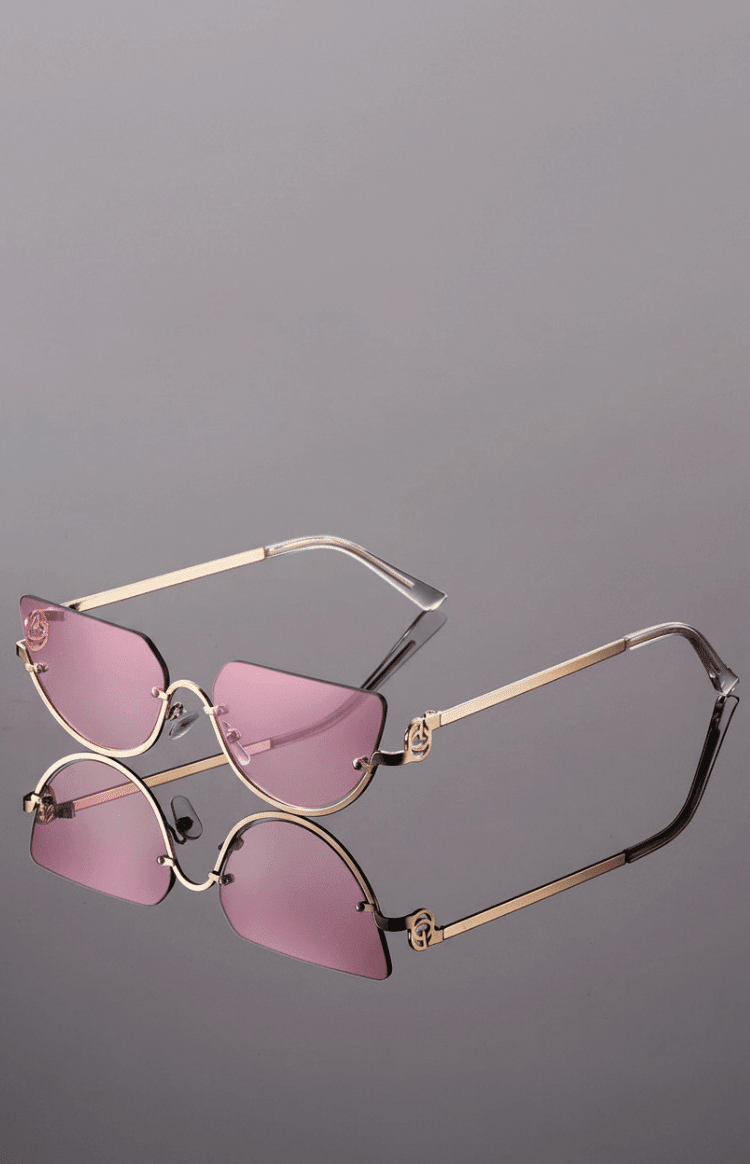 ZOÉVA – Cat Eye Sunglasses with UV400 Protection & Lightweight Metal Frames