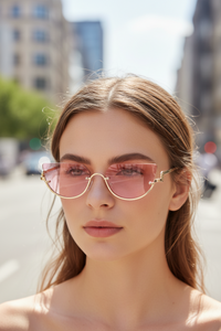 ZOÉVA – Cat Eye Sunglasses with UV400 Protection & Lightweight Metal Frames