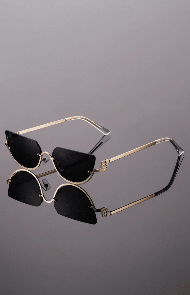 ZOÉVA – Cat Eye Sunglasses with UV400 Protection & Lightweight Metal Frames