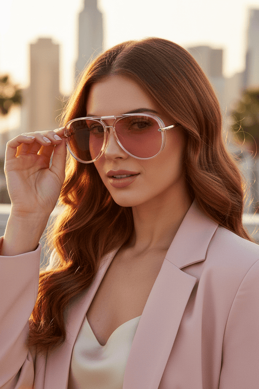 MILÉRA – Retro Aviator Sunglasses with UV400 Protection & Lightweight Design