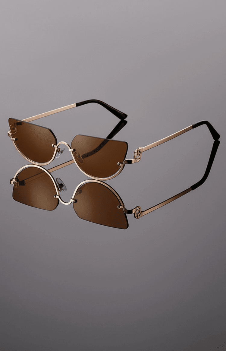 ZOÉVA – Cat Eye Sunglasses with UV400 Protection & Lightweight Metal Frames