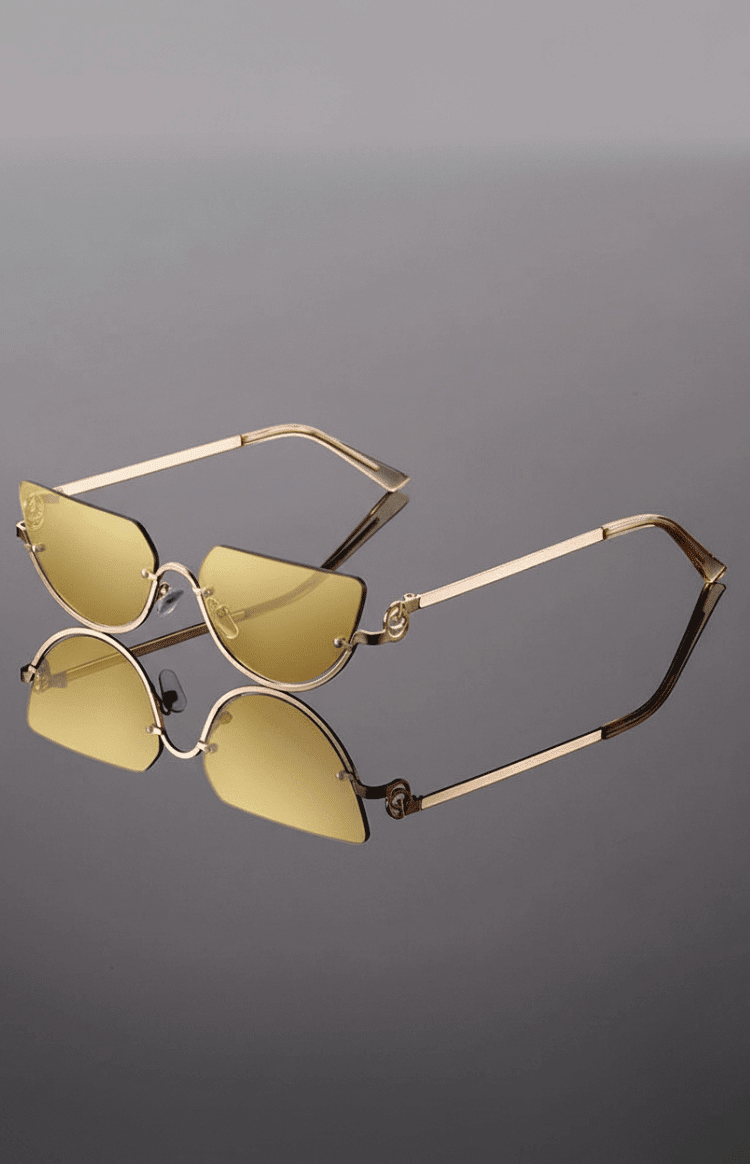 ZOÉVA – Cat Eye Sunglasses with UV400 Protection & Lightweight Metal Frames