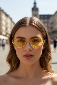 ZOÉVA – Cat Eye Sunglasses with UV400 Protection & Lightweight Metal Frames