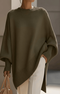 VELORIA – Cozy Oversized Knit Sweater for Women, Elegant Cold-Season Style