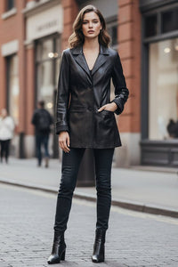 MIYAKA – Women’s Genuine Lambskin Leather Jacket