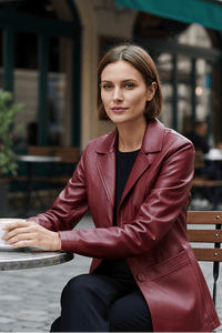 MIYAKA – Women’s Genuine Lambskin Leather Jacket
