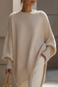 Elegant Oversized Knit Sweater for Women - Cozy Winter Essential 0