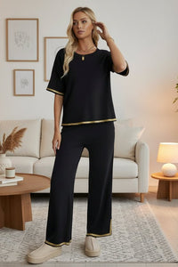 Heidi Mode - Vintage-Inspired Women's Lounge Suit in Soft Breathable Fabric 5