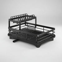 MODULKITCH – Foldable Stainless Steel Dish Rack for Compact & Stylish Kitchens