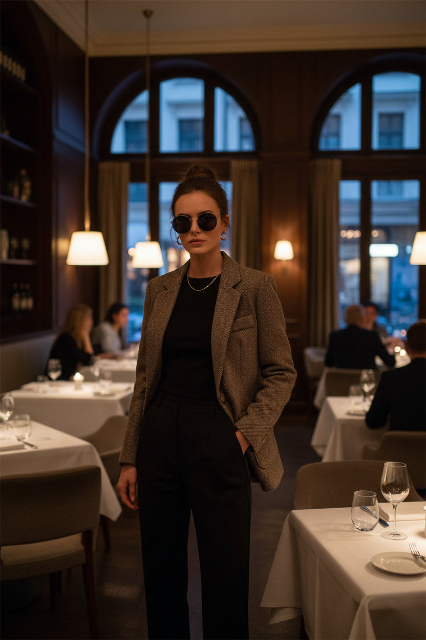 MILLY – Women’s Tailored Wool Blend Blazer