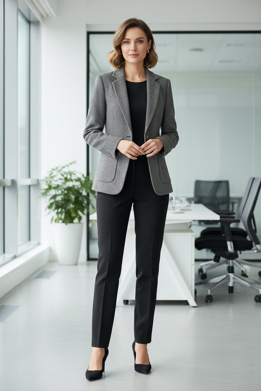 MILLY – Women’s Tailored Wool Blend Blazer