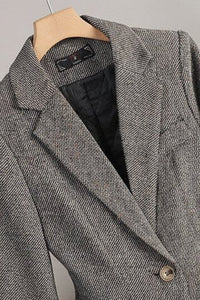 MILLY – Women’s Tailored Wool Blend Blazer