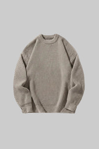Oslo - Relaxed Fit Ribbed Knit Sweater for Effortless Elegance 4