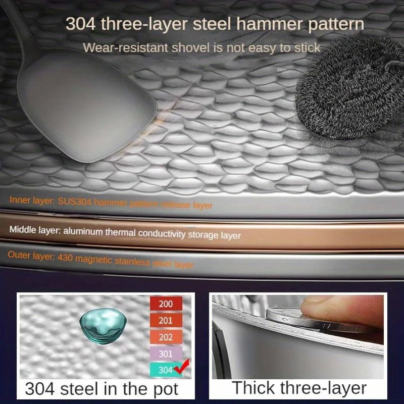 PANVION – Premium titanium wok with round bottom for induction cookers and effortless stir-frying 3