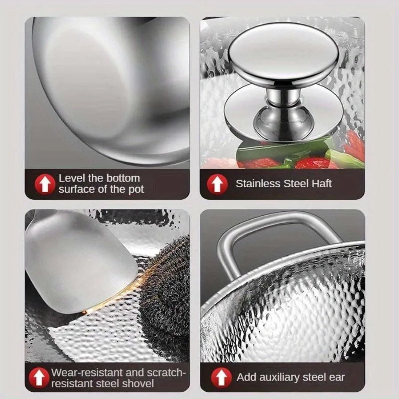 PANVION – Premium titanium wok with round bottom for induction cookers and effortless stir-frying 5