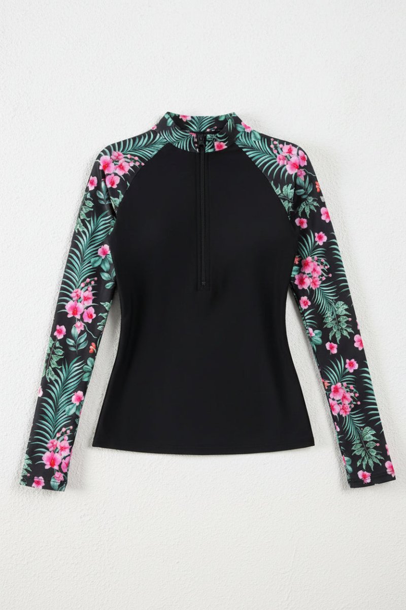 Petalune Modest Swimwear - Two-Piece Rashguard Swimsuit with UPF 50+ Protection 1