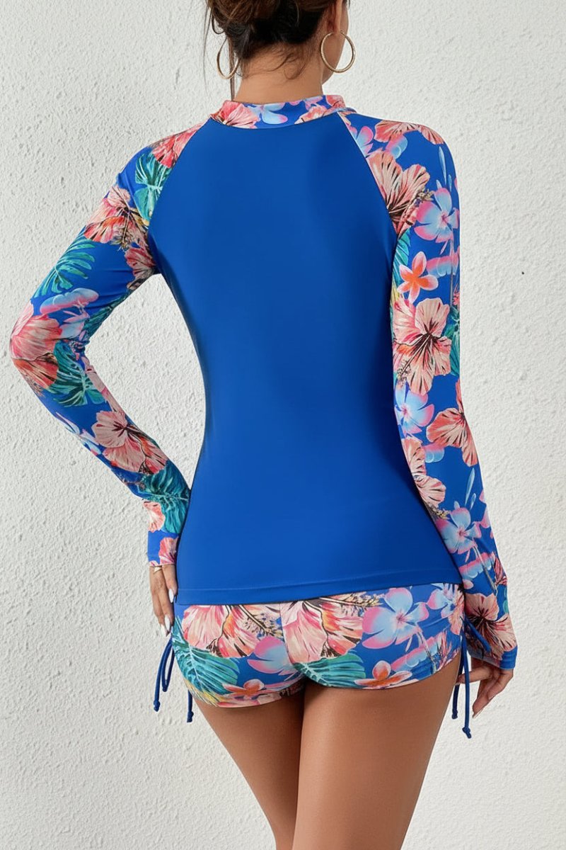 Petalune Modest Swimwear - Two-Piece Rashguard Swimsuit with UPF 50+ Protection 6