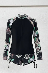 Petalune Modest Swimwear - Two-Piece Rashguard Swimsuit with UPF 50+ Protection 8