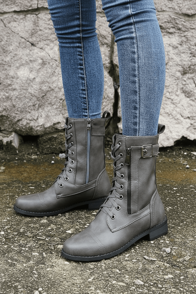 Rose Women's Orthopedic Lace-Up Winter Boots with Insulated Comfort & Support 1