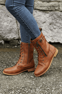 Rose Women's Orthopedic Lace-Up Winter Boots with Insulated Comfort & Support 2