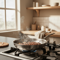 TITAN-PREMIUM PAN - High-quality titanium pan without coating for all hob types 4