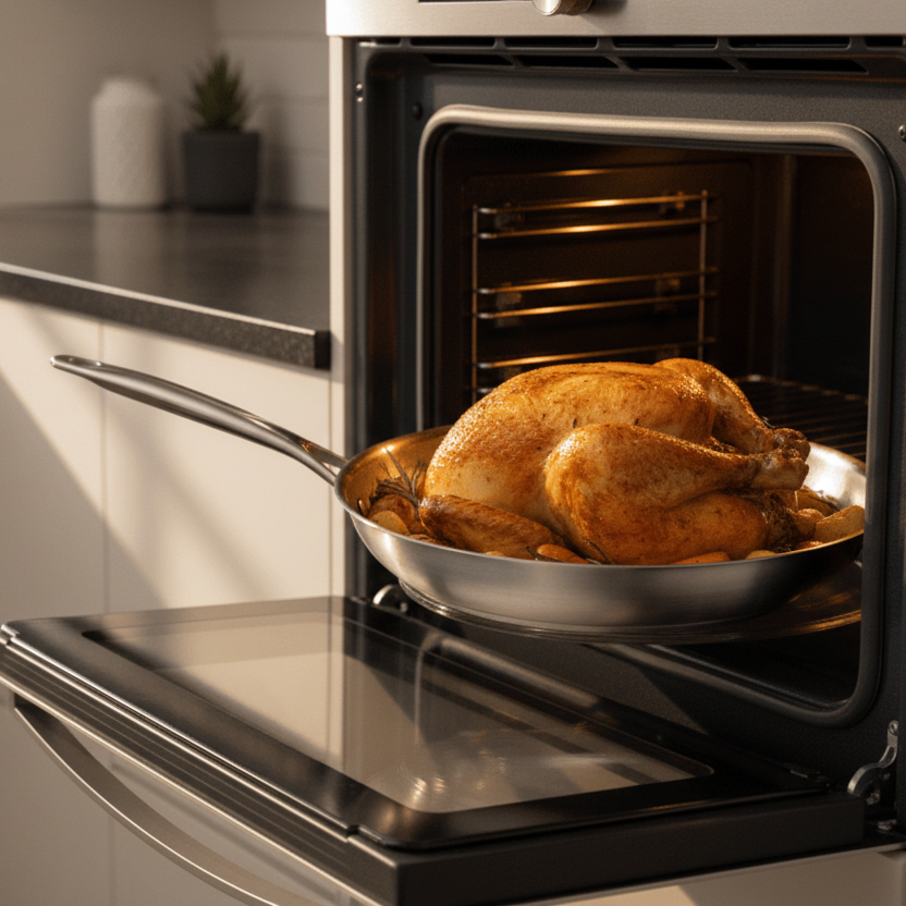 TITAN-PREMIUM PAN - High-quality titanium pan without coating for all hob types 5