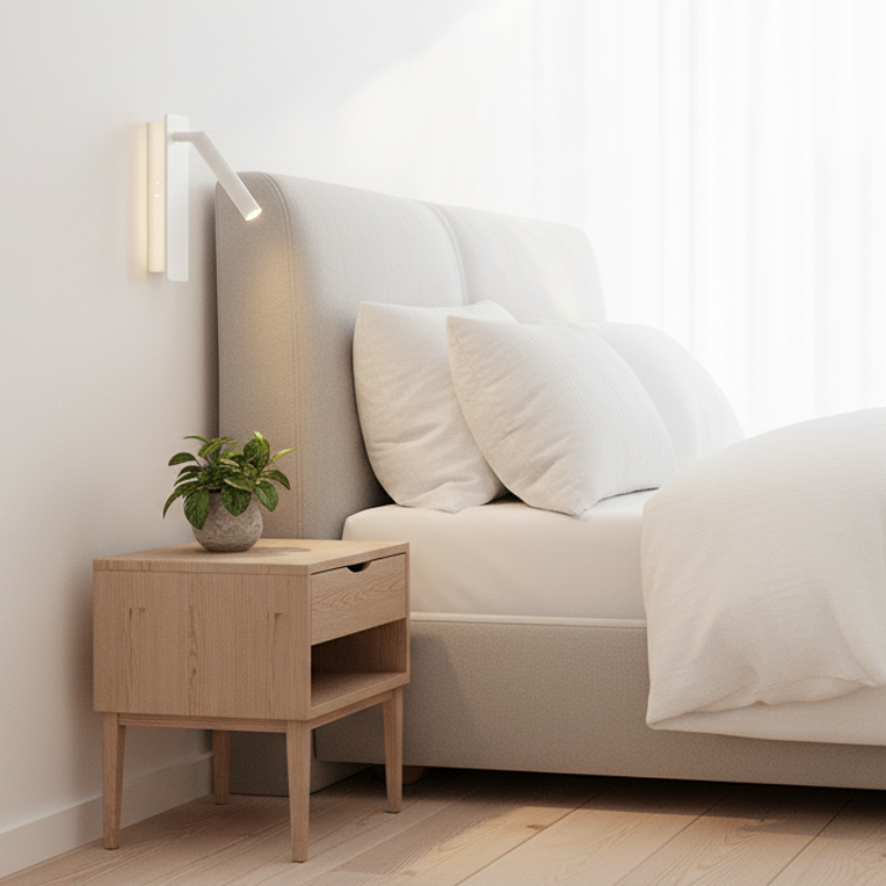 TWIRLLITE – Rotatable LED Lamp for Flexibly Adjustable Bed Lighting 0