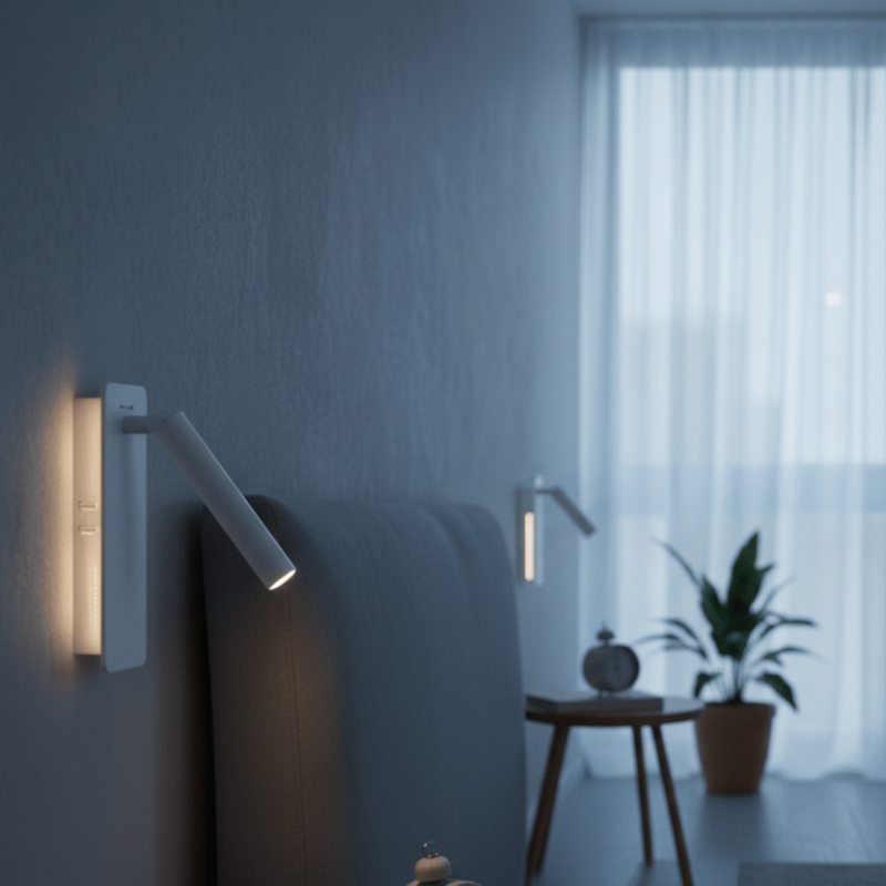 TWIRLLITE – Rotatable LED Lamp for Flexibly Adjustable Bed Lighting 1