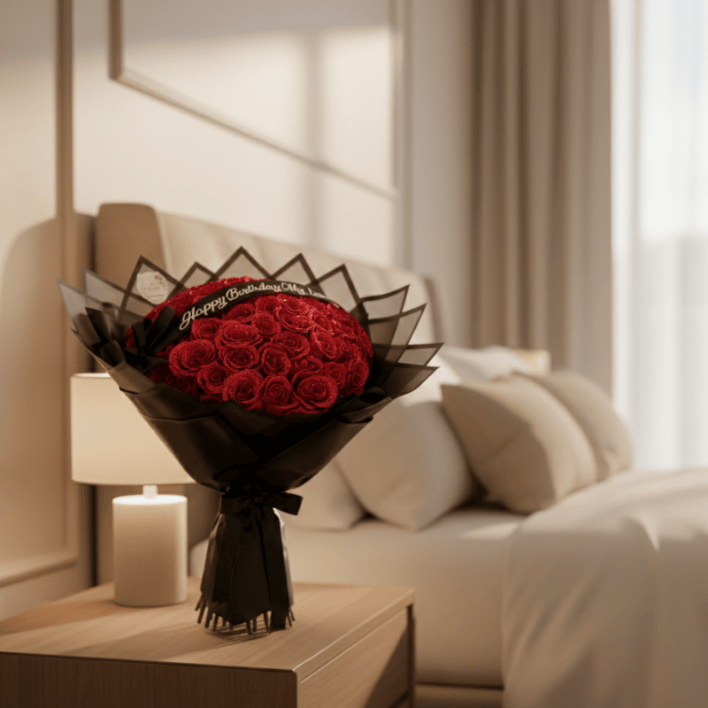 LOVEGLOW – Rosalune Eternal Rose for Romantic Home Accents