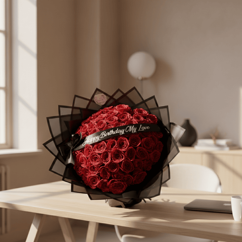 LOVEGLOW – Rosalune Eternal Rose for Romantic Home Accents