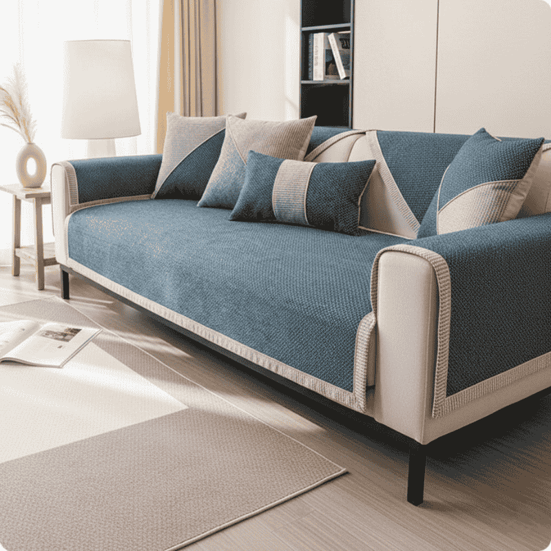 SOFALUX – Non-Skid Cotton-Linen Slipcover for Comfort in Every Season