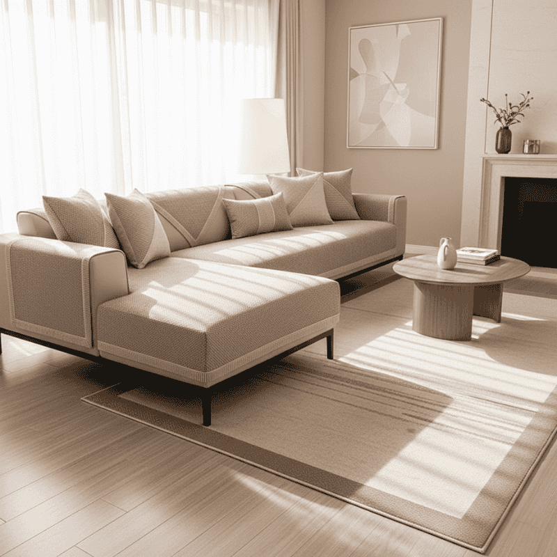 SOFALUX – Non-Skid Cotton-Linen Slipcover for Comfort in Every Season